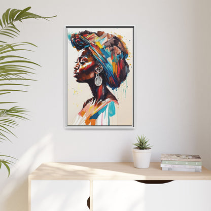 Nyoka Flame Matte Canvas Print