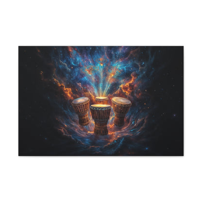Cosmic Drum Canvas Wall Art