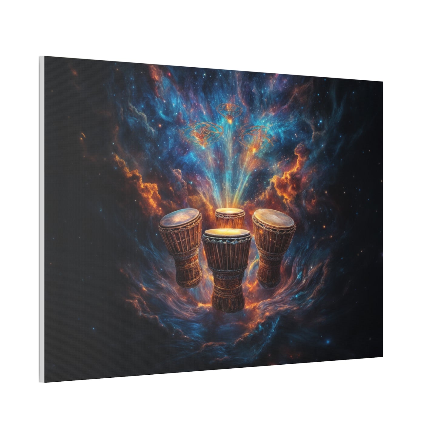 Cosmic Drum Canvas Wall Art