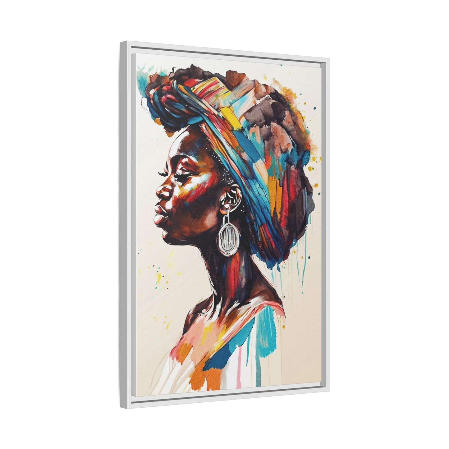 Nyoka Flame Matte Canvas Print