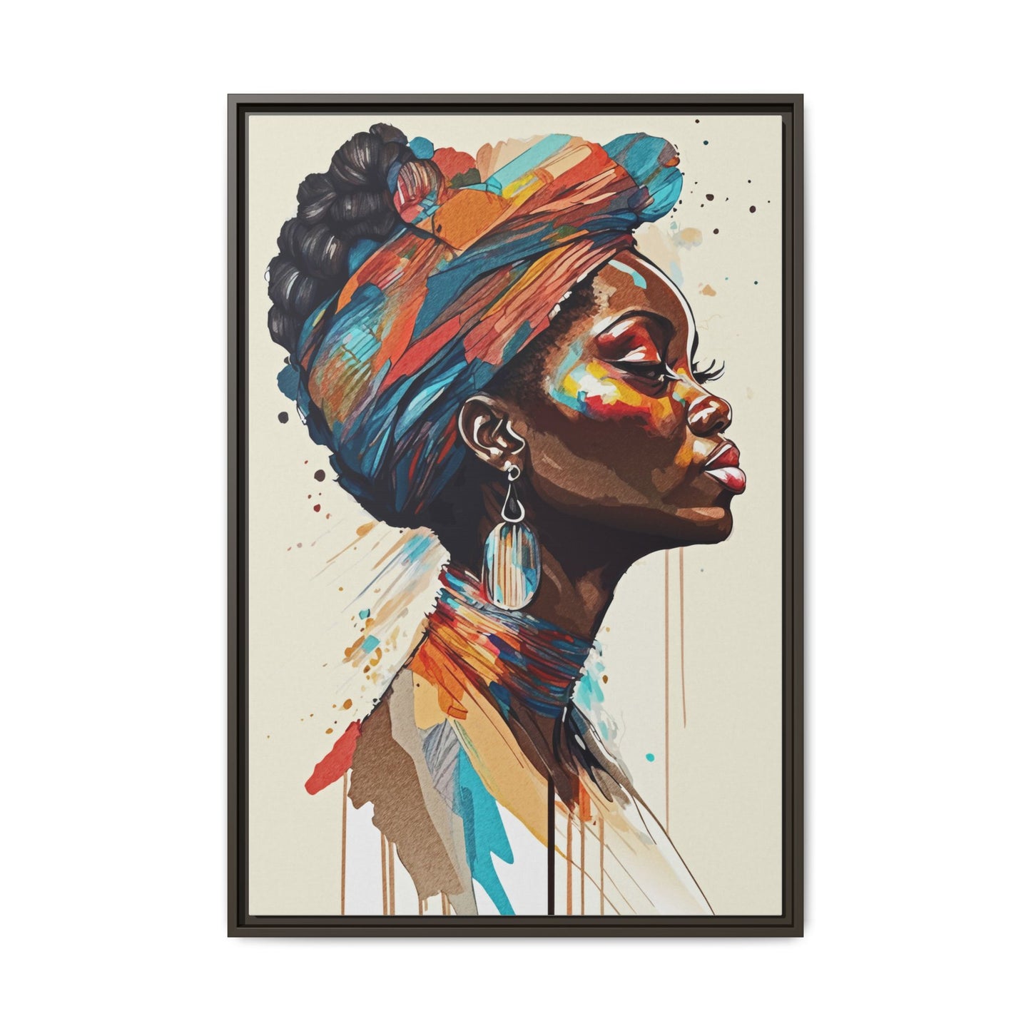 Indigo Spirit Matte Canvas Print