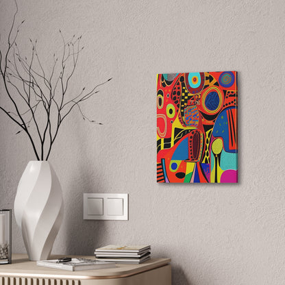 Oba Vibration Stretched Canvas Wall Art