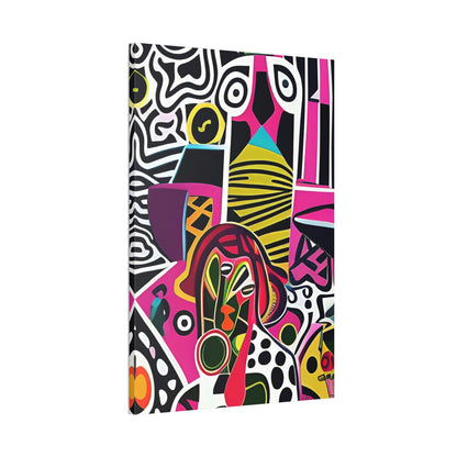Nzingha Pulse Stretched Canvas Wall Art