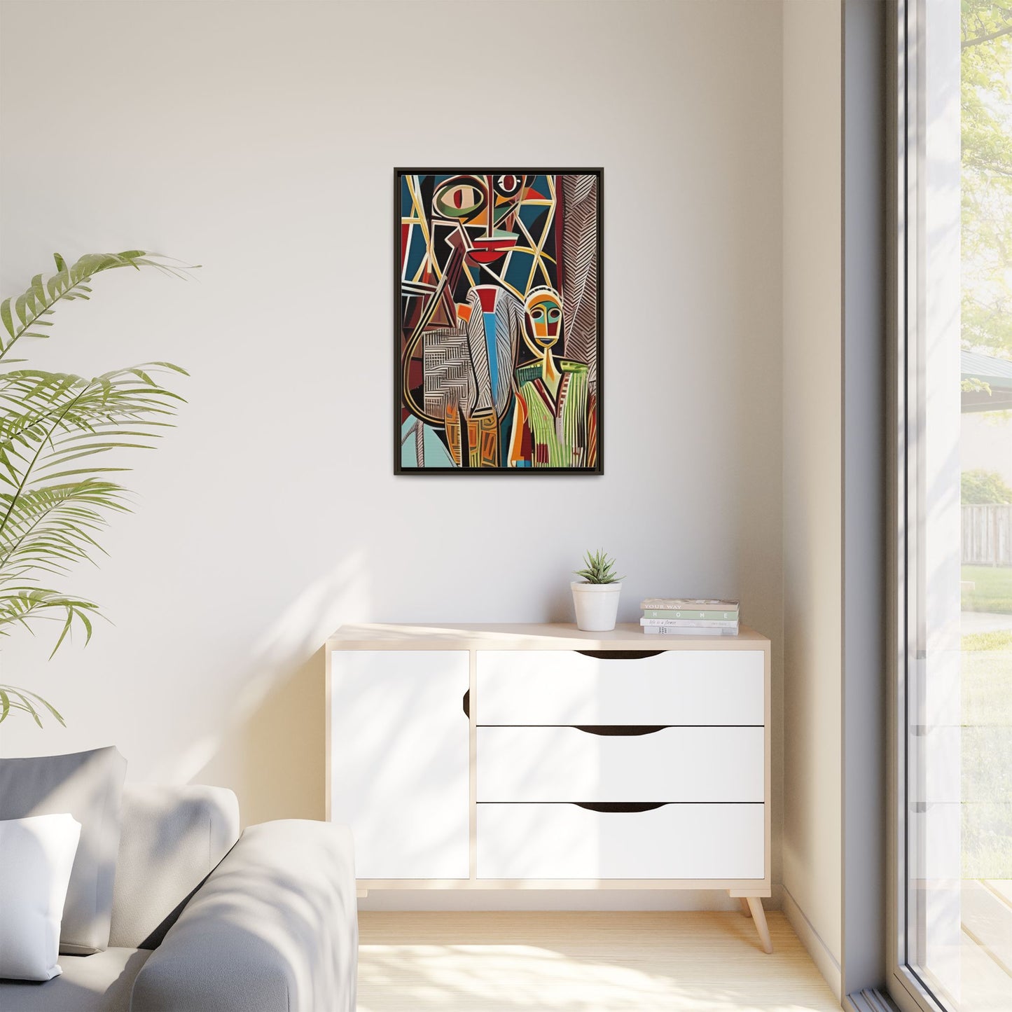 Moya Threads Matte Canvas Wall Art