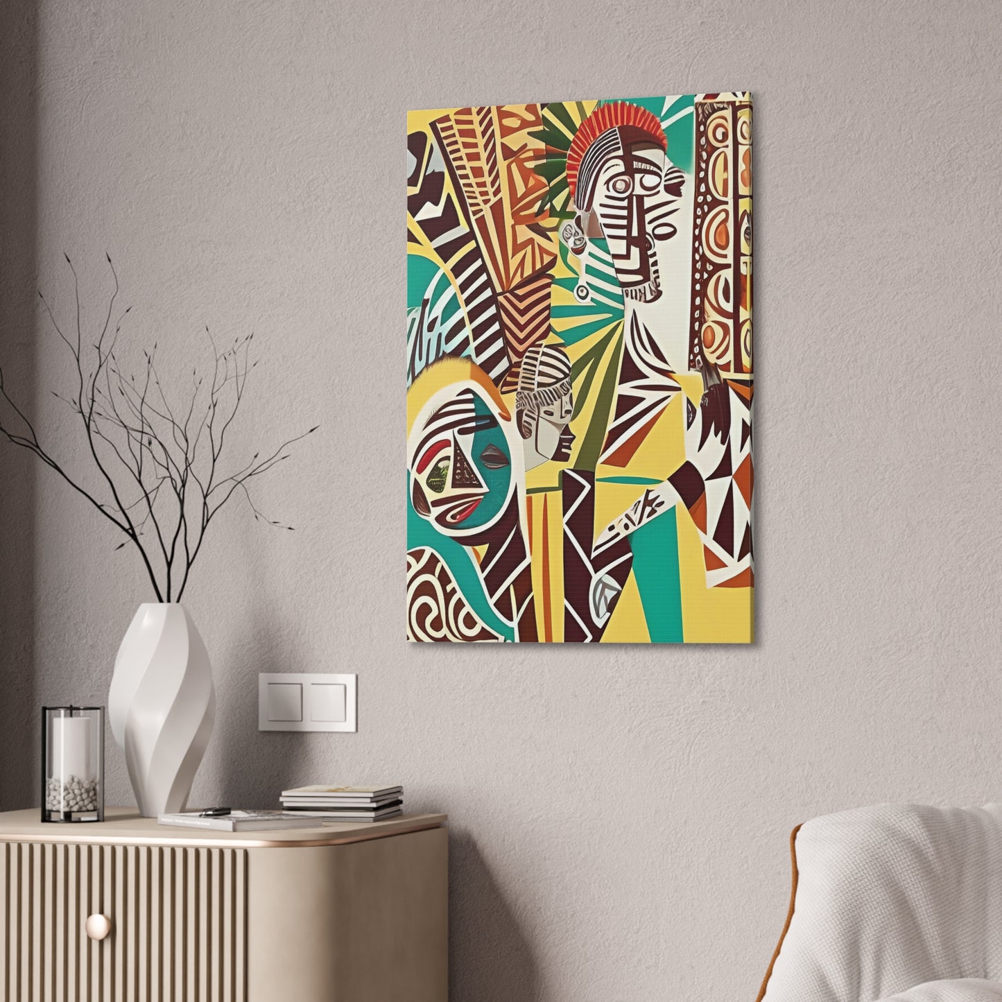 Ekon Rising Stretched Canvas Wall Art