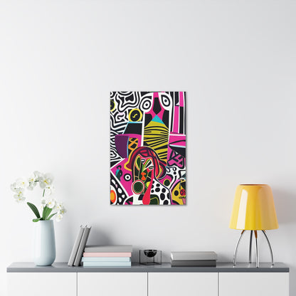 Nzingha Pulse Stretched Canvas Wall Art