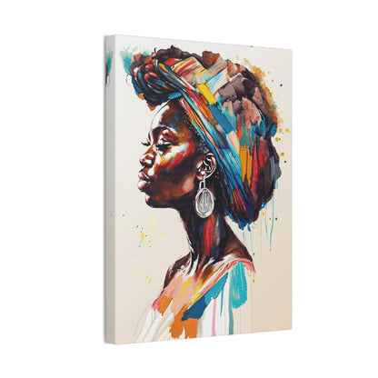 Nyoka Flame Stretched Canvas Wall Art
