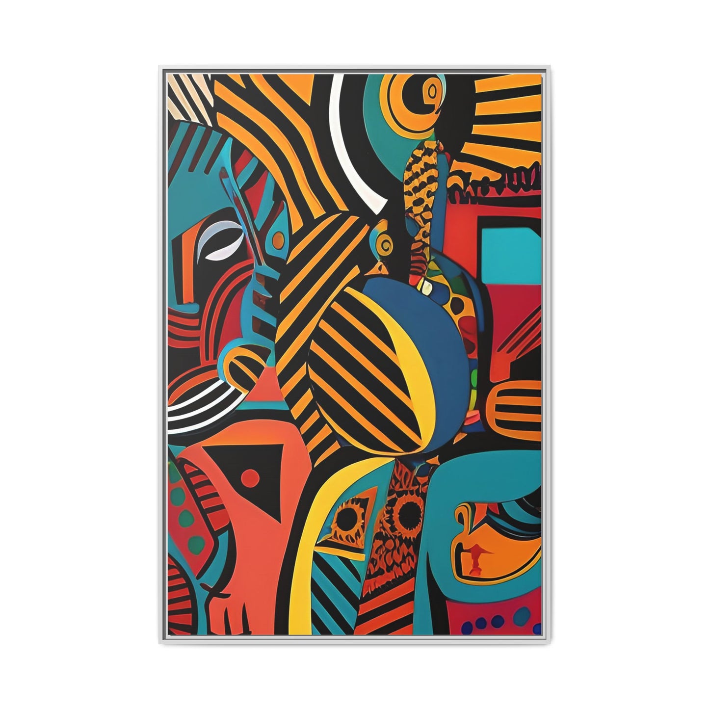Sankofa Blaze Matte Canvas Wall Art