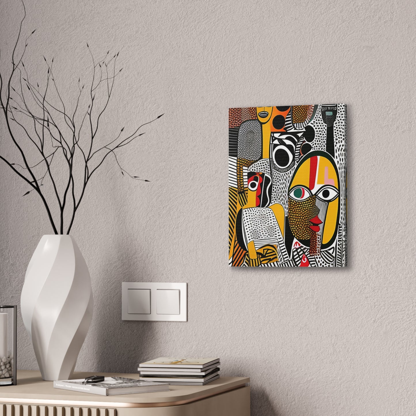 Oju Oracle Stretched Canvas Wall Art