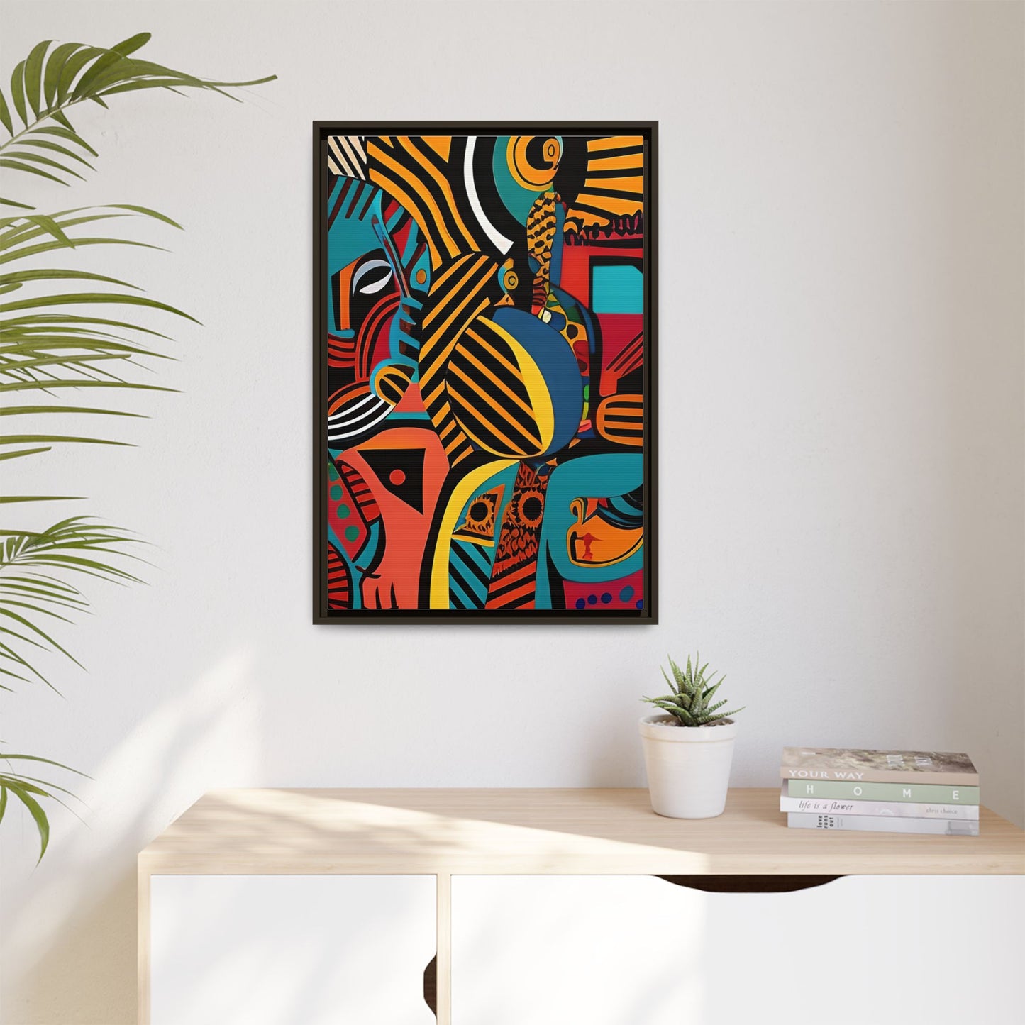 Sankofa Blaze Matte Canvas Wall Art