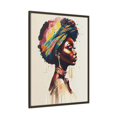 Zamani Bloom Matte Canvas Wall Art