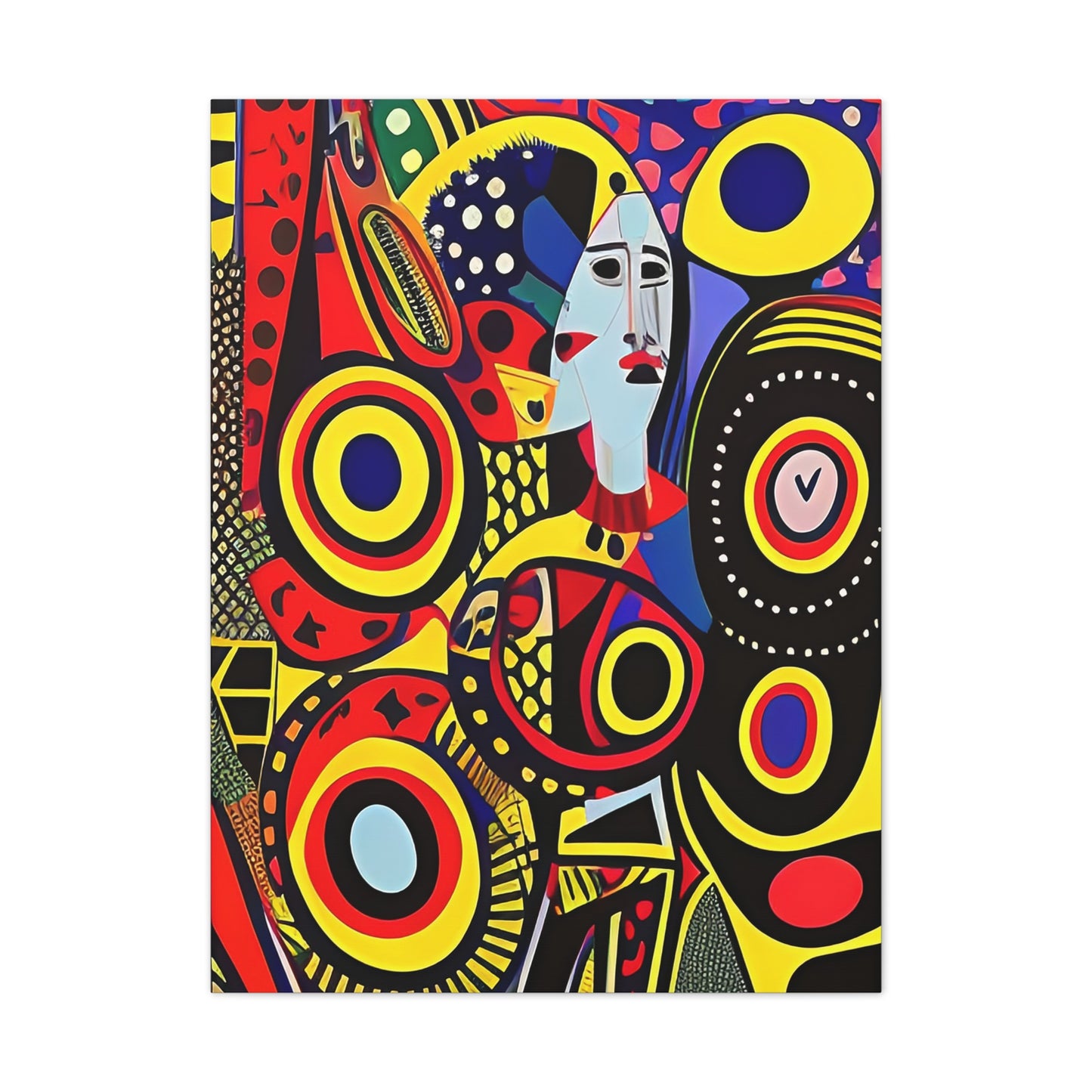 Okira Blaze Stretched Canvas Wall Art