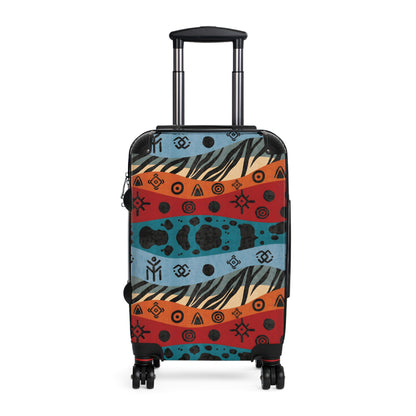 Patterned Continent Suitcase