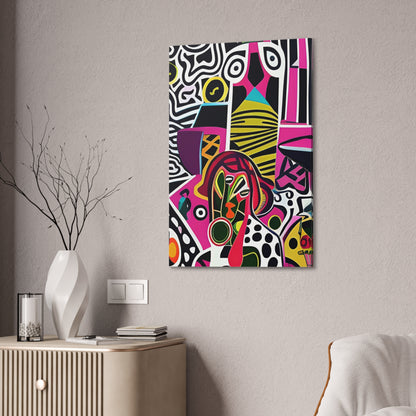 Nzingha Pulse Stretched Canvas Wall Art