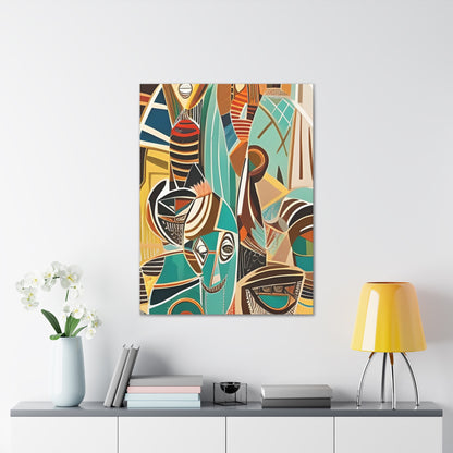 Isimi Flow Stretched Canvas Wall Art