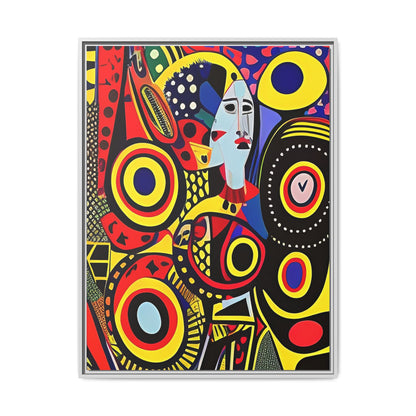 Okira Blaze Matte Canvas Wall Art