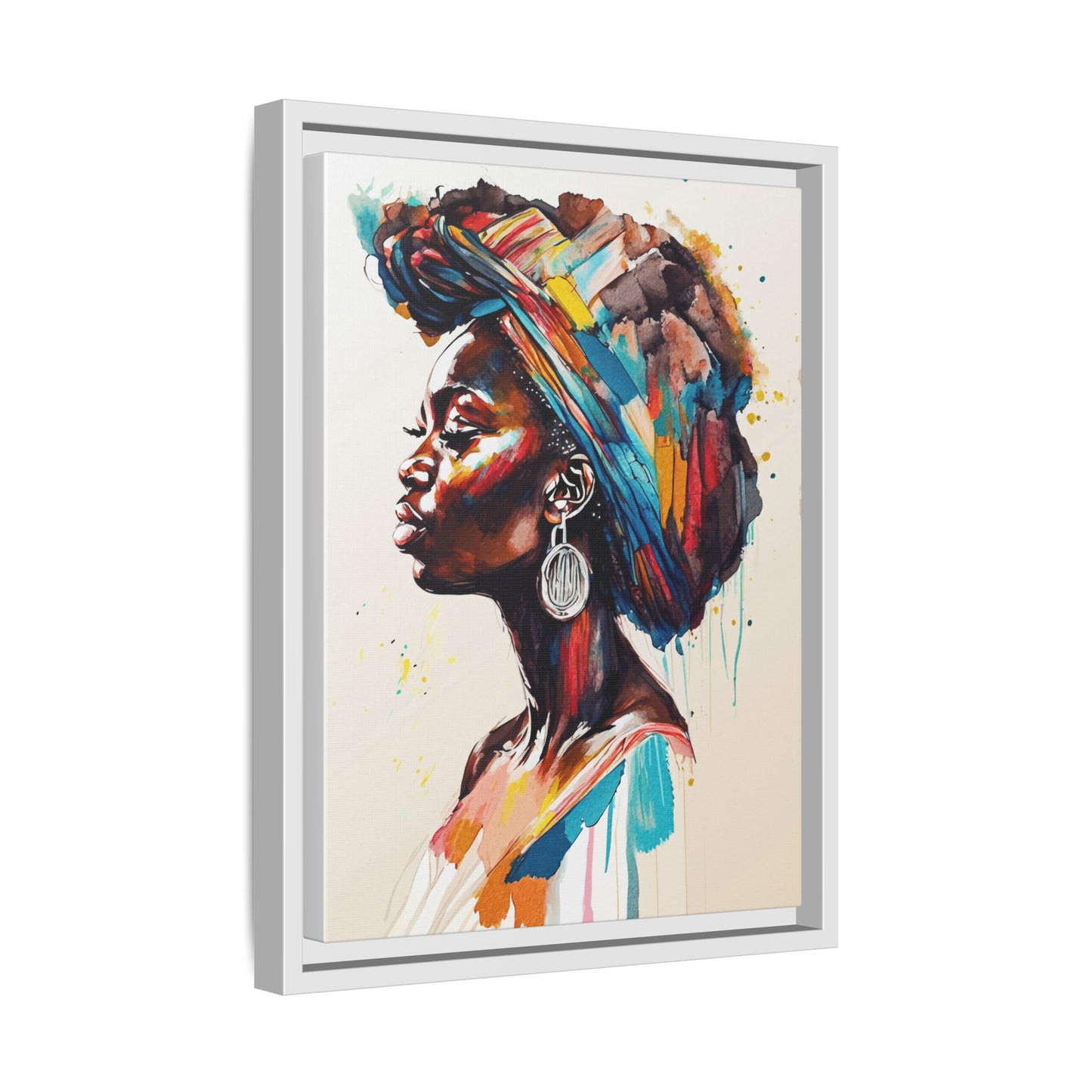 Nyoka Flame Matte Canvas Print