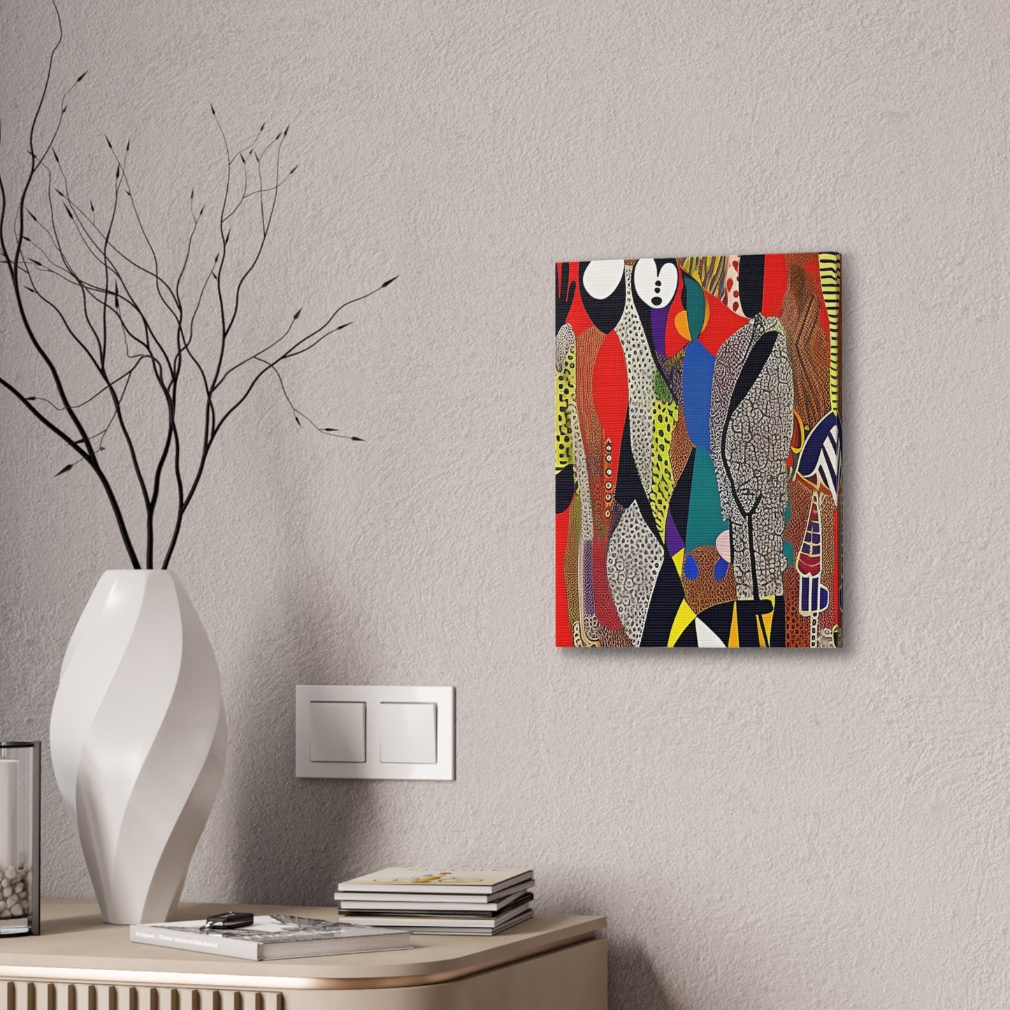 Muti Veins Stretched Canvas Wall Art