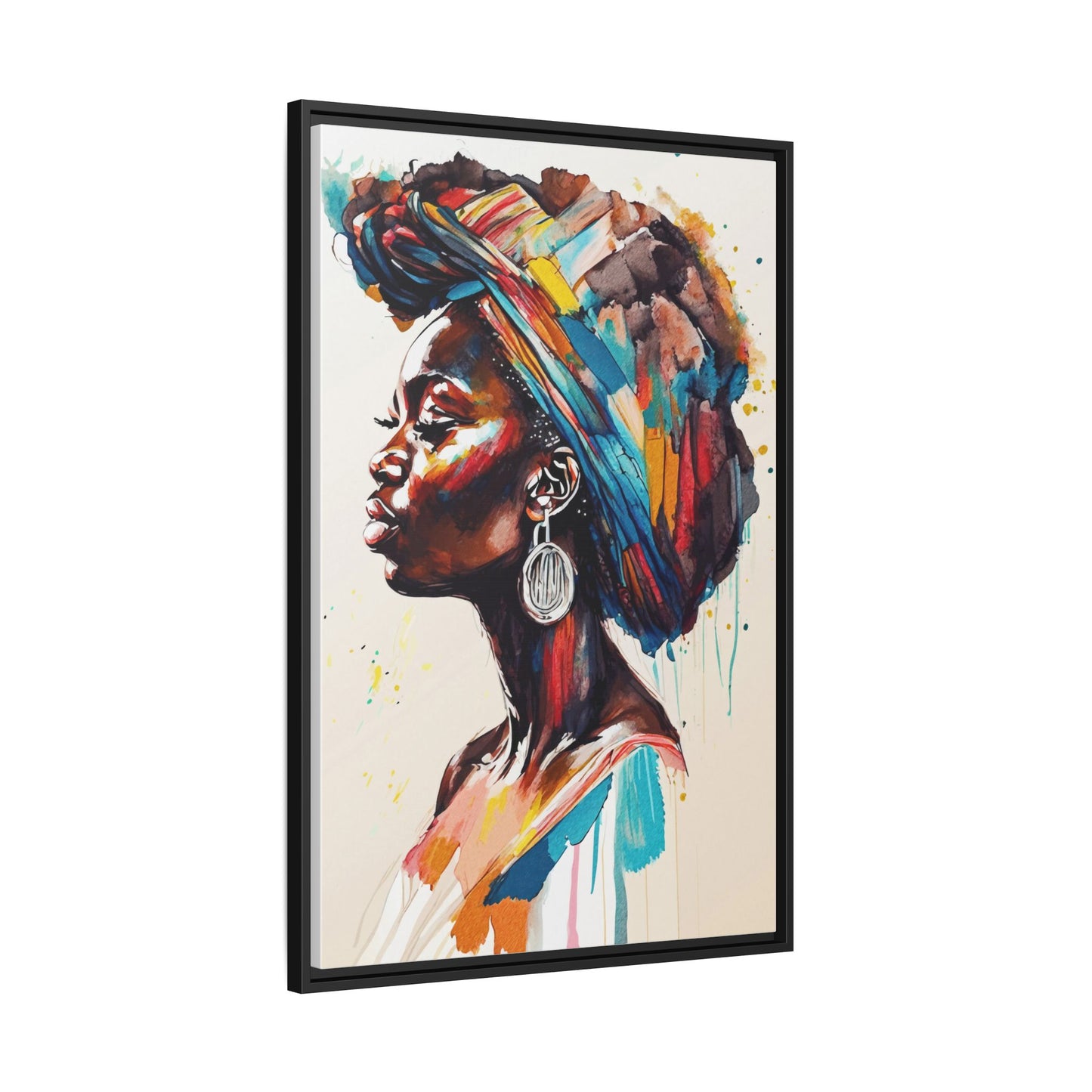 Nyoka Flame Matte Canvas Print