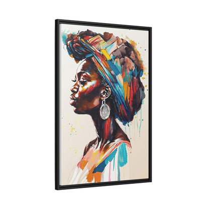 Nyoka Flame Matte Canvas Print