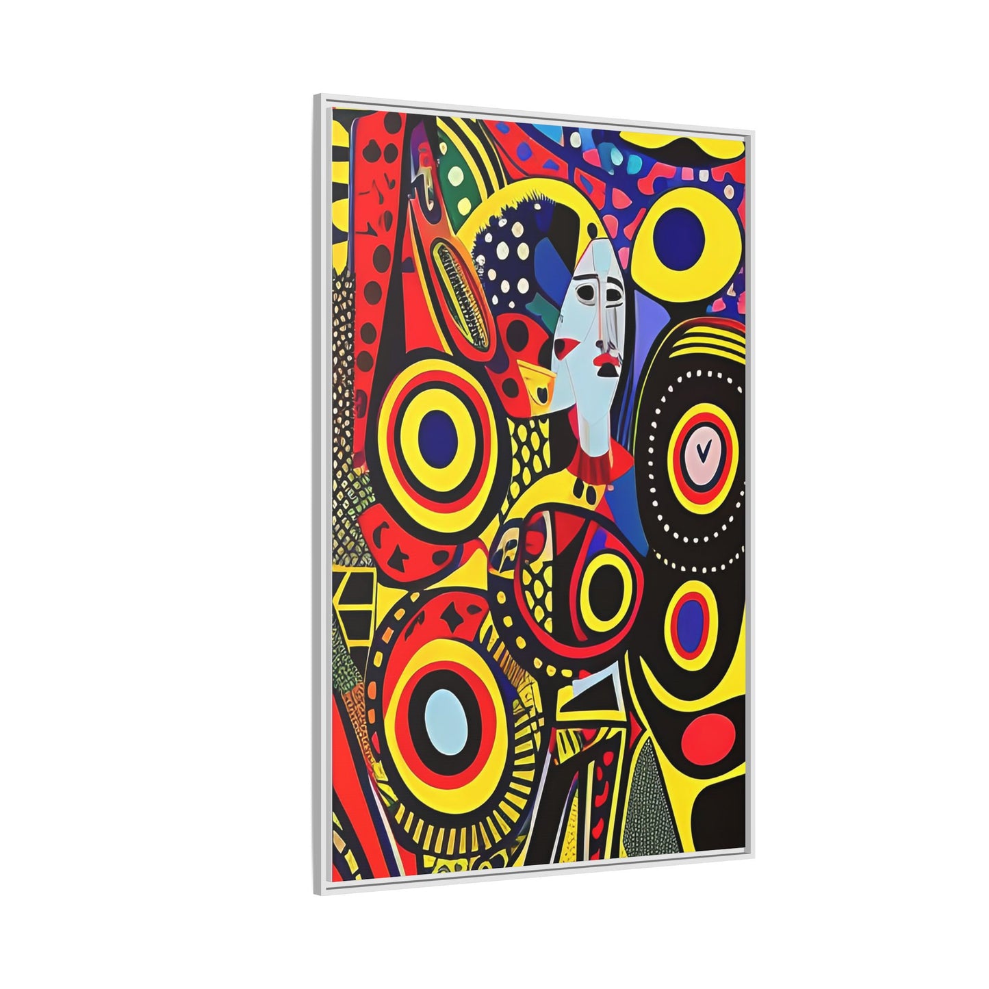 Okira Blaze Matte Canvas Wall Art