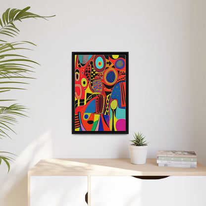 Oba Vibration Matte Canvas Wall Art