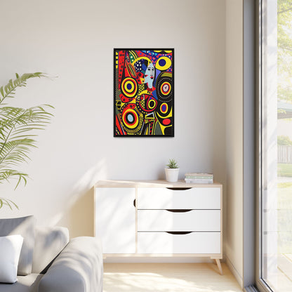 Okira Blaze Matte Canvas Wall Art