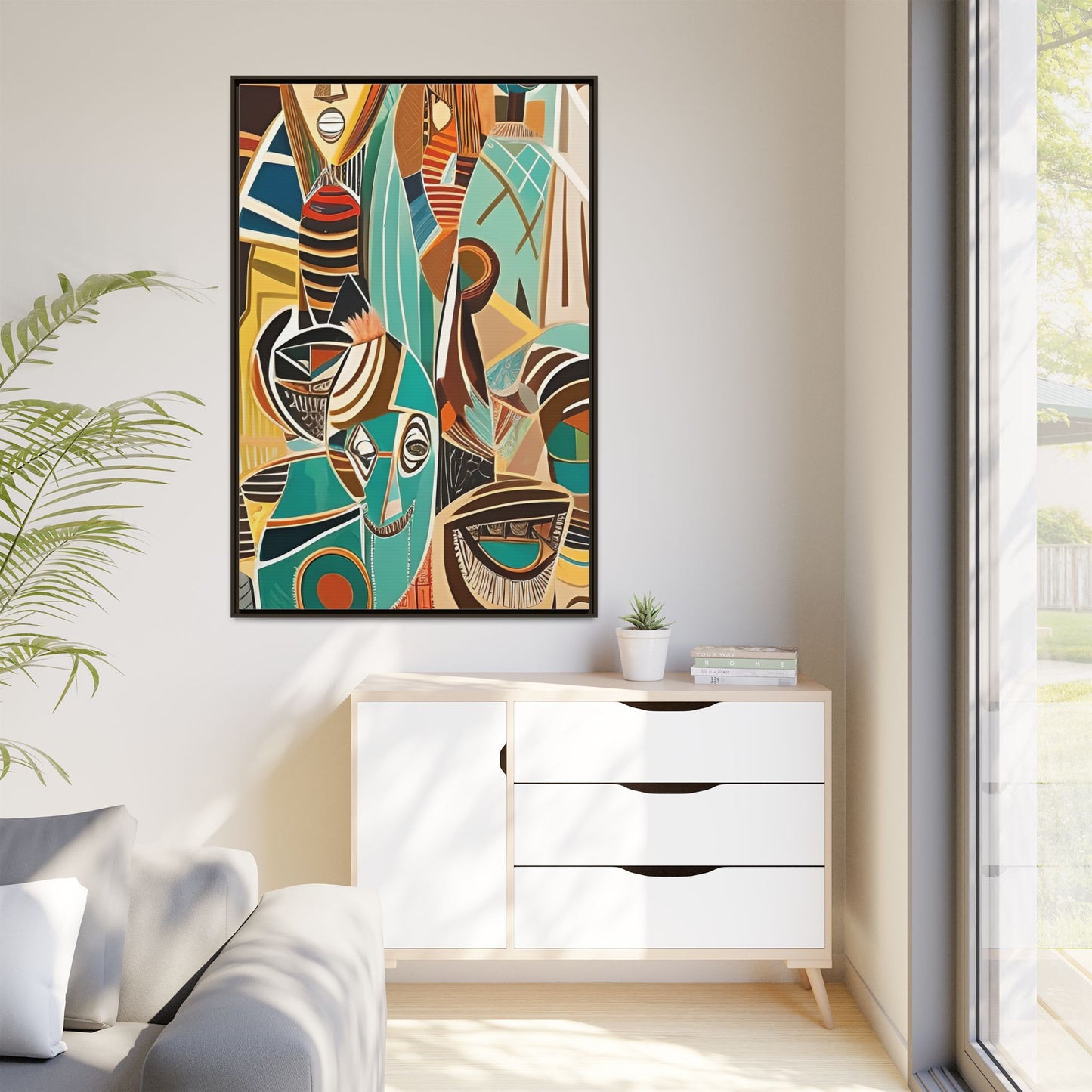 Isimi Flow Matte Canvas Wall Art