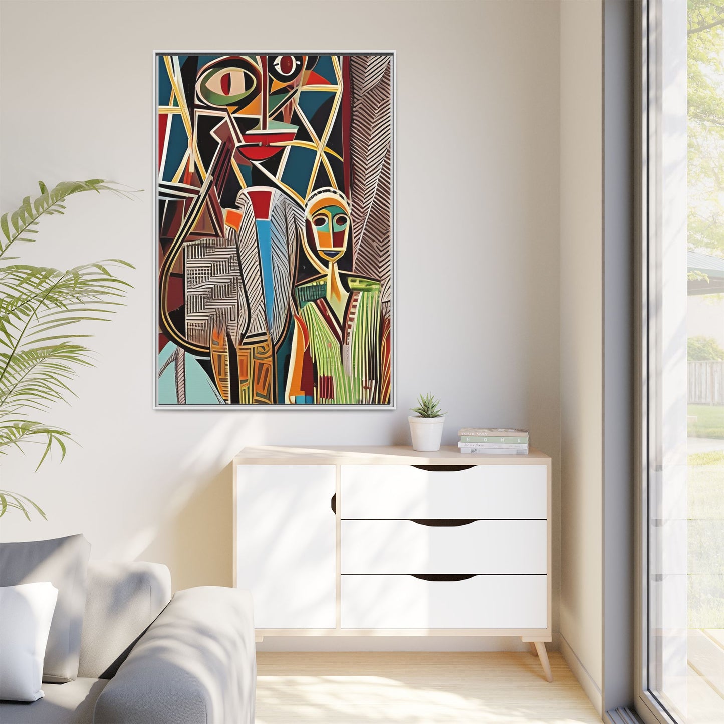 Moya Threads Matte Canvas Wall Art