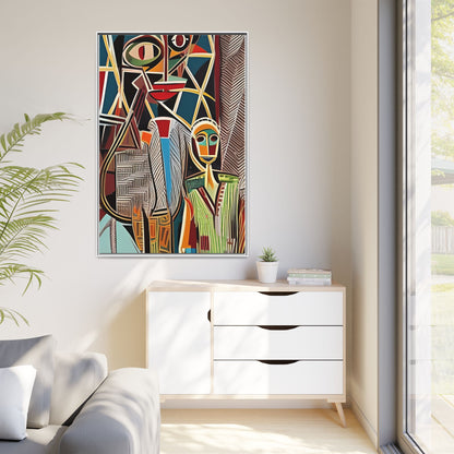 Moya Threads Matte Canvas Wall Art