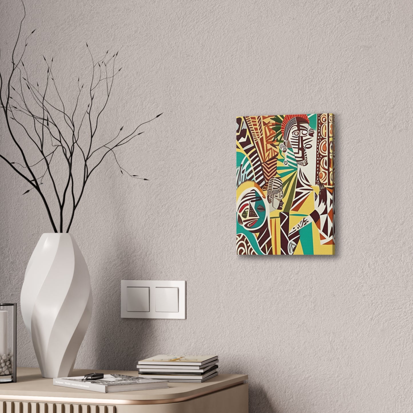 Ekon Rising Stretched Canvas Wall Art
