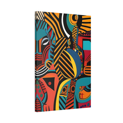 Sankofa Blaze Stretched Canvas Wall Art