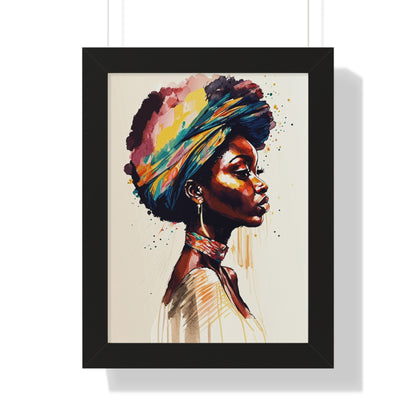 Zamani Bloom Framed Wall Art