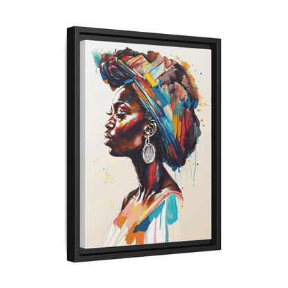 Nyoka Flame Matte Canvas Print