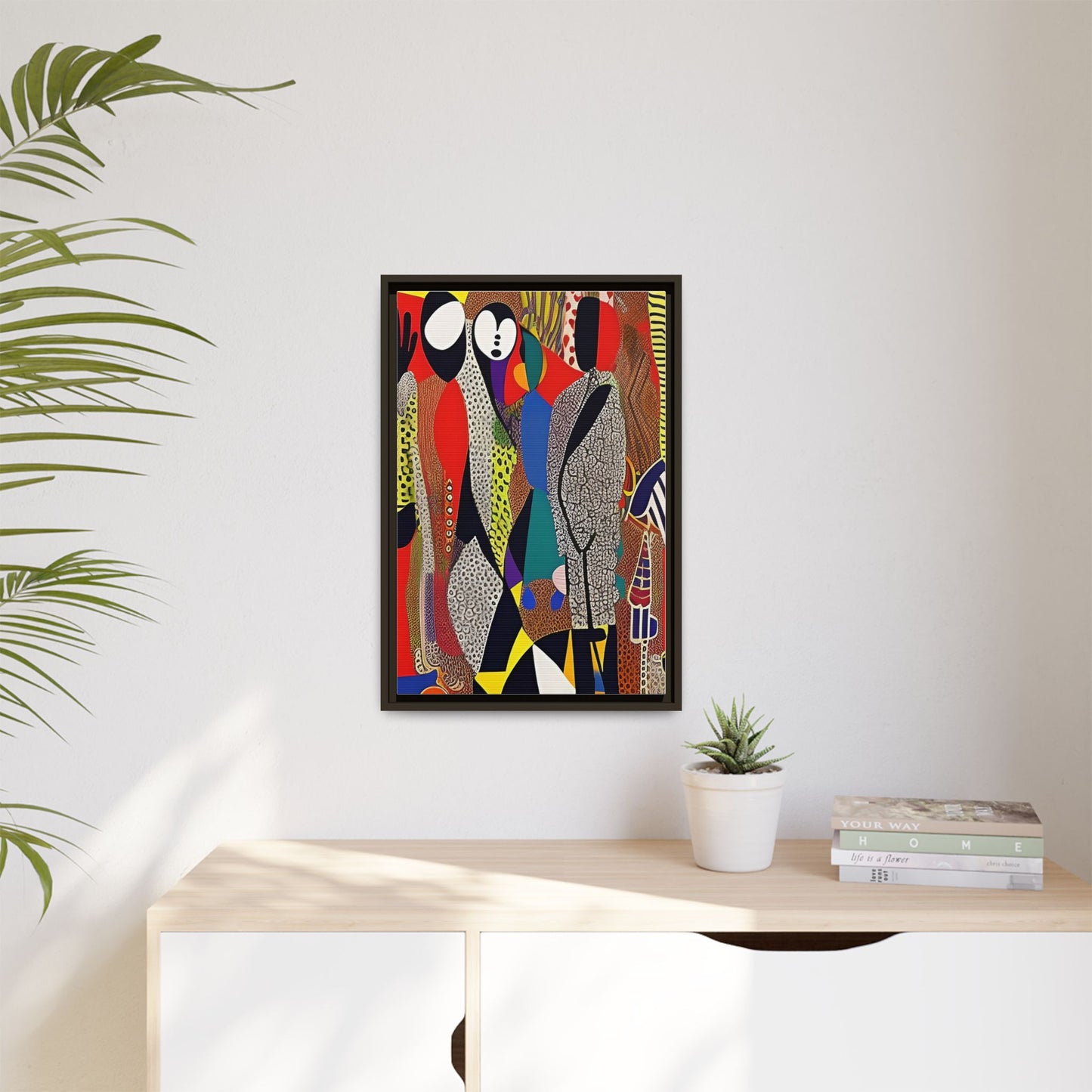 Muti Veins Matte Canvas Wall Art