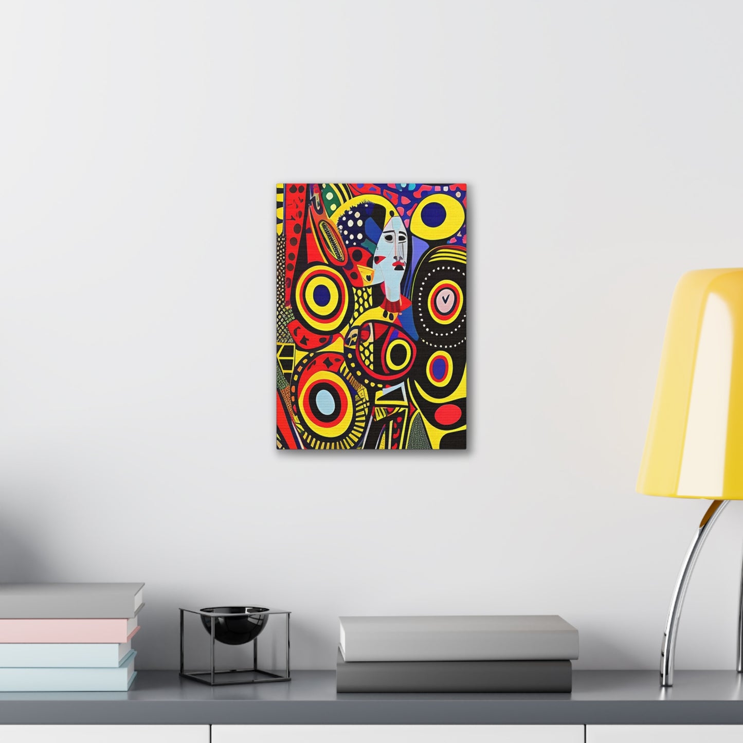 Okira Blaze Stretched Canvas Wall Art