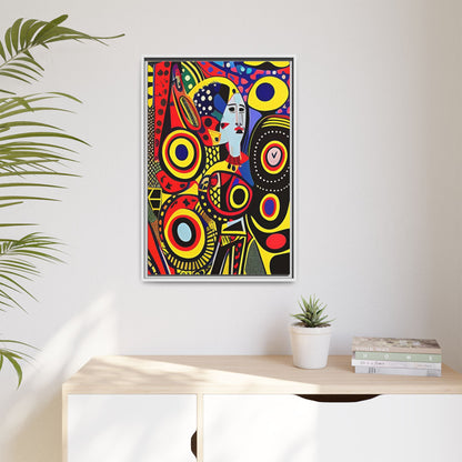 Okira Blaze Matte Canvas Wall Art