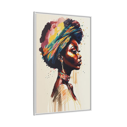 Zamani Bloom Matte Canvas Wall Art