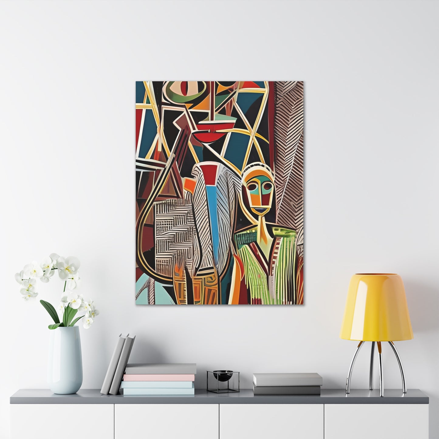 Moya Threads Stretched Canvas Wall Art