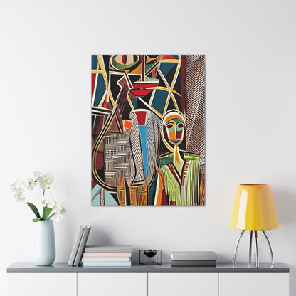 Moya Threads Stretched Canvas Wall Art
