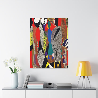 Muti Veins Stretched Canvas Wall Art