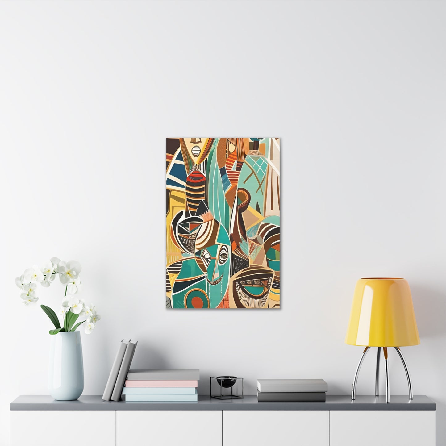 Isimi Flow Stretched Canvas Wall Art