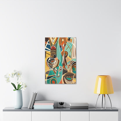 Isimi Flow Stretched Canvas Wall Art