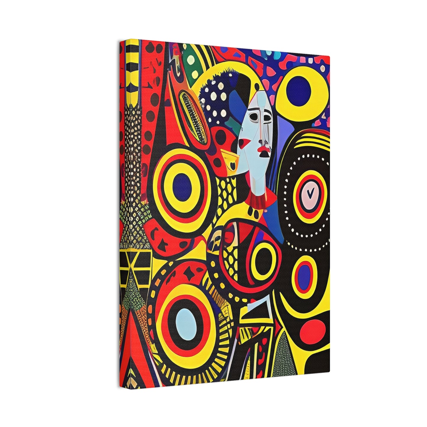 Okira Blaze Stretched Canvas Wall Art