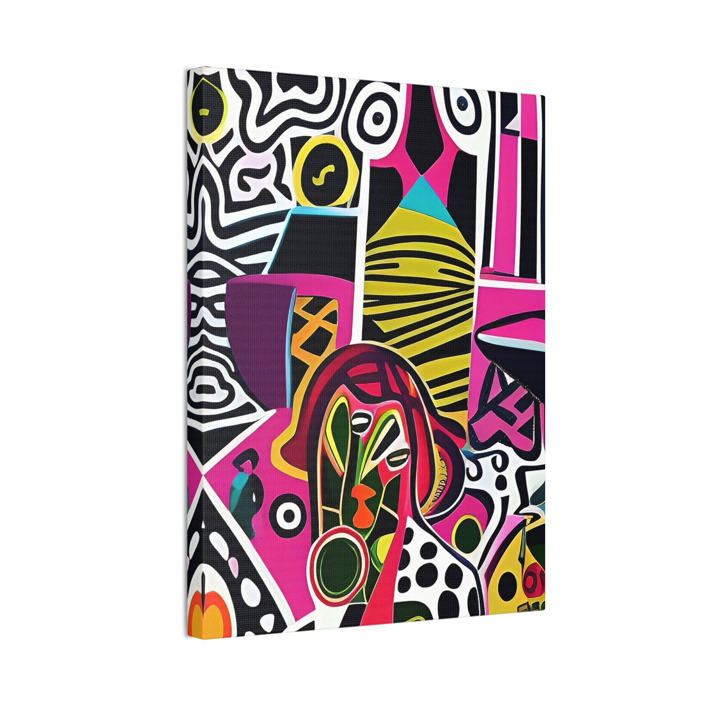 Nzingha Pulse Stretched Canvas Wall Art
