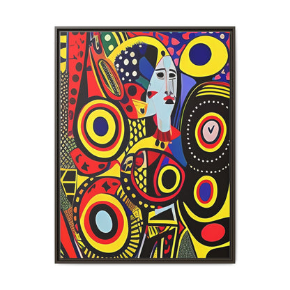 Okira Blaze Matte Canvas Wall Art