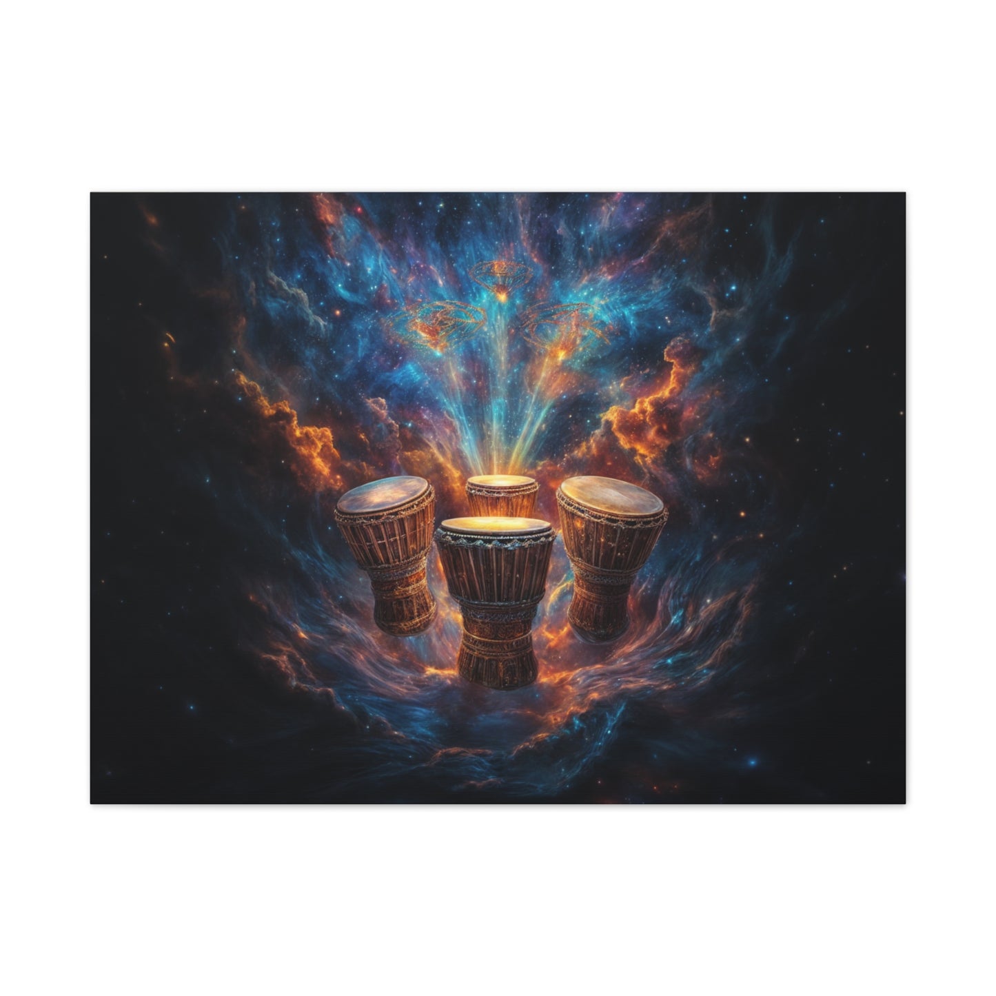 Cosmic Drum Canvas Wall Art