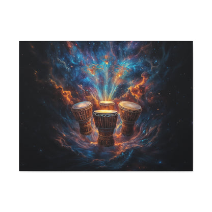 Cosmic Drum Canvas Wall Art