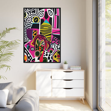 Nzingha Pulse Matte Canvas Wall Art
