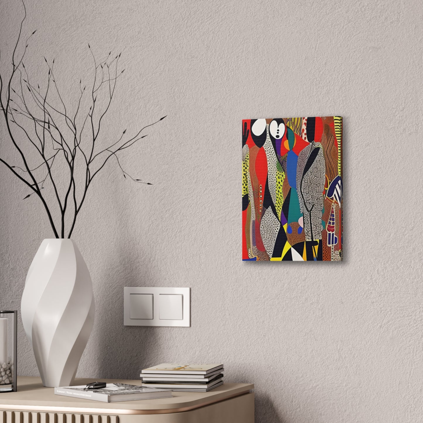 Muti Veins Stretched Canvas Wall Art